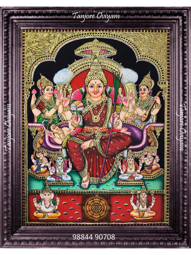 Lalitha Devi Tanjore Painting
